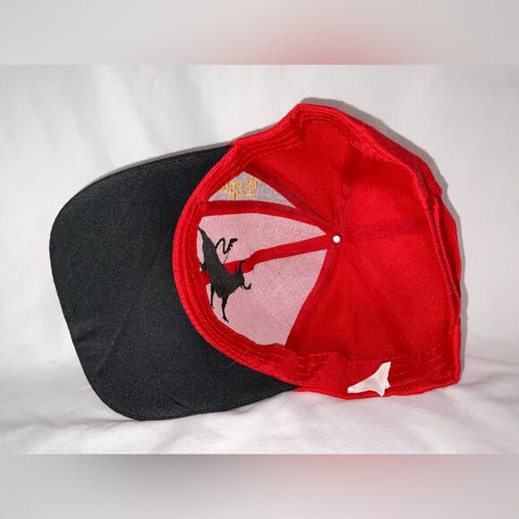 RED ESPANA SPAIN BLACK BULL SOUVENIR BASEBALL BALL CAP HAT ADJUSTABLE UNISEX - Picture 3 of 8